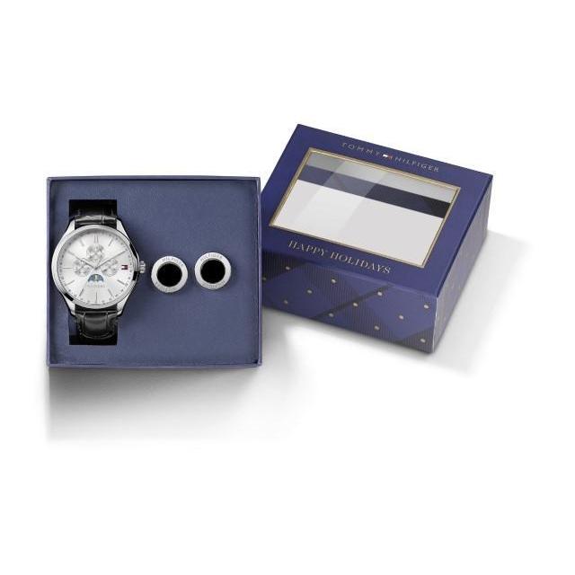 tommy hilfiger watch and cufflink set