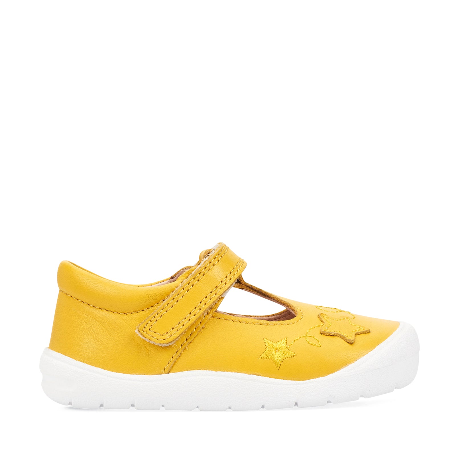 yellow t bar shoes