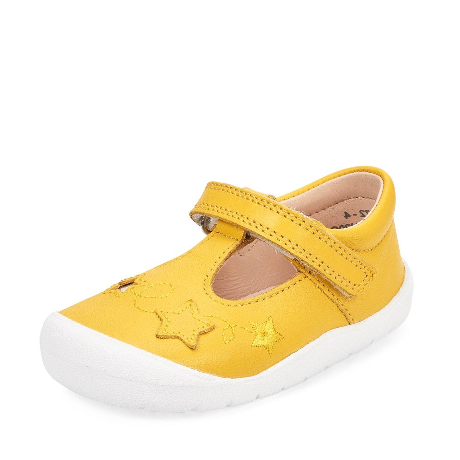 yellow t bar shoes