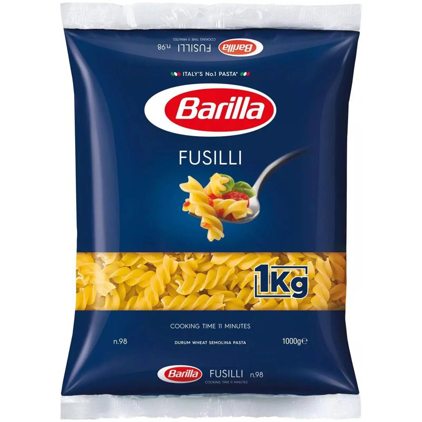 Barilla Pasta Fusilli Cello 1kg - Click Cuisine