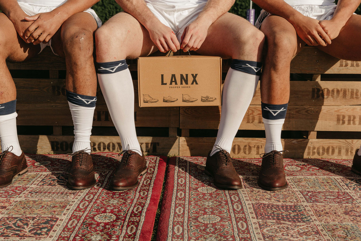 LANX England Rugby League Brogues