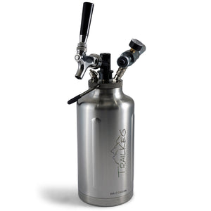 TrailKeg Mod-Lid - Fits TrailKeg bottles, Yeti Ramblers - Solid Metal  Handle and Cap Keep