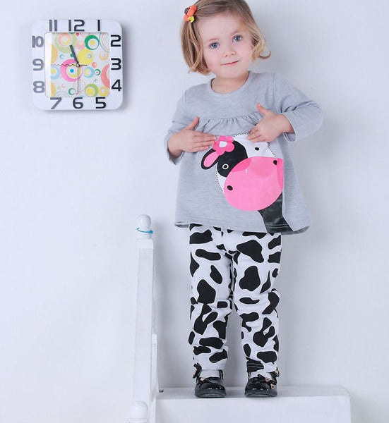 Moo With Me Girls Top And Pants – Kahlily.com