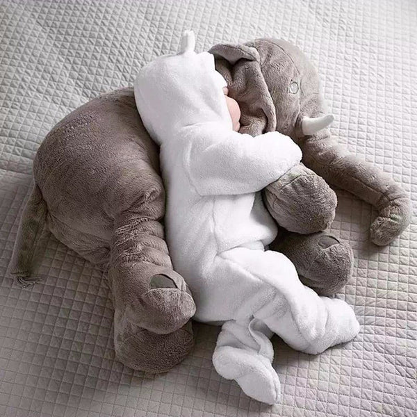 cuddly elephant baby sleep pillow