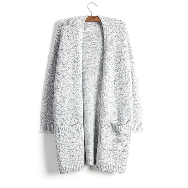 Long Sleeve Knitted Cardigan Sweater – Kahlily.com