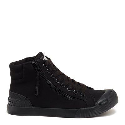 Jazzin All Black High Top Sneaker - Rocket Dog®