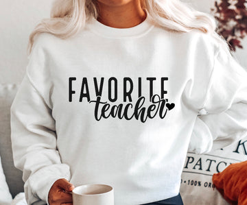 Favorite Teacher Crewneck Sweatshirt