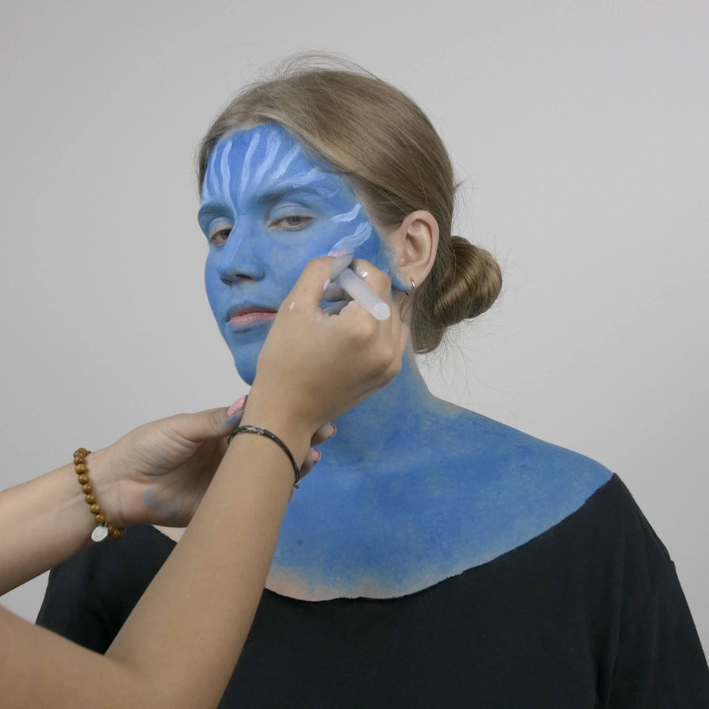 Halloween Face Paint Tutorial: 10 Steps to Become a Character from Ava –