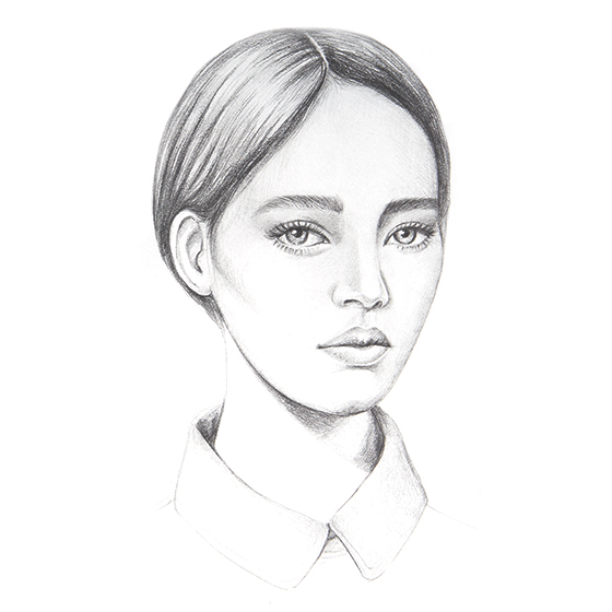 how to draw a realistic human face