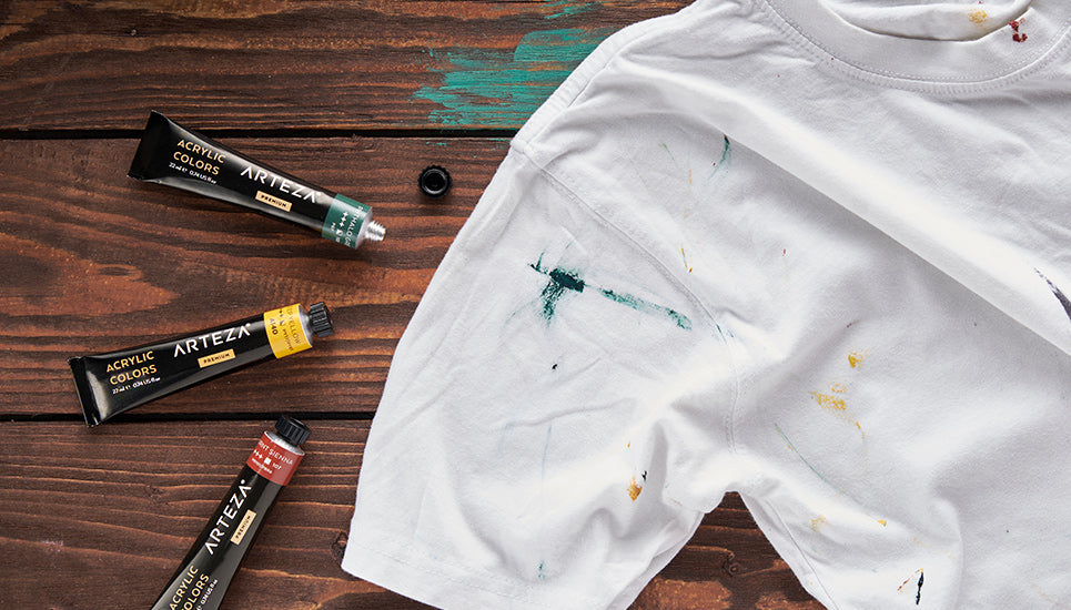 How to Remove Acrylic Paint From Clothes - Trembeling Art