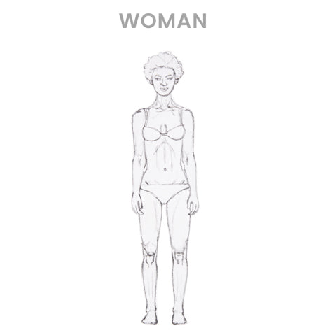 How to draw a woman - Step 4