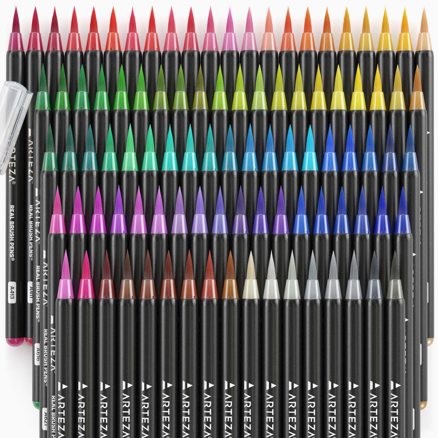 Hoop van Refrein erven Real Brush Pens® - Set of 96 – Arteza.com