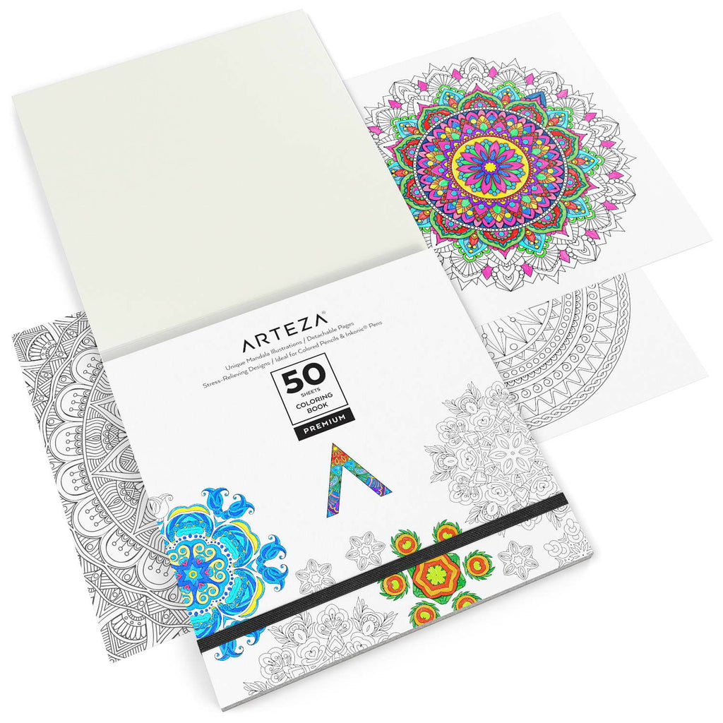 Mandala Coloring Pages & Supplies — Arteza.com