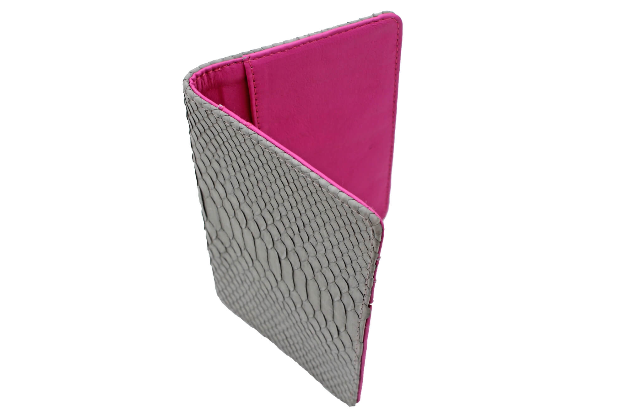 Grey Python Passport Holder