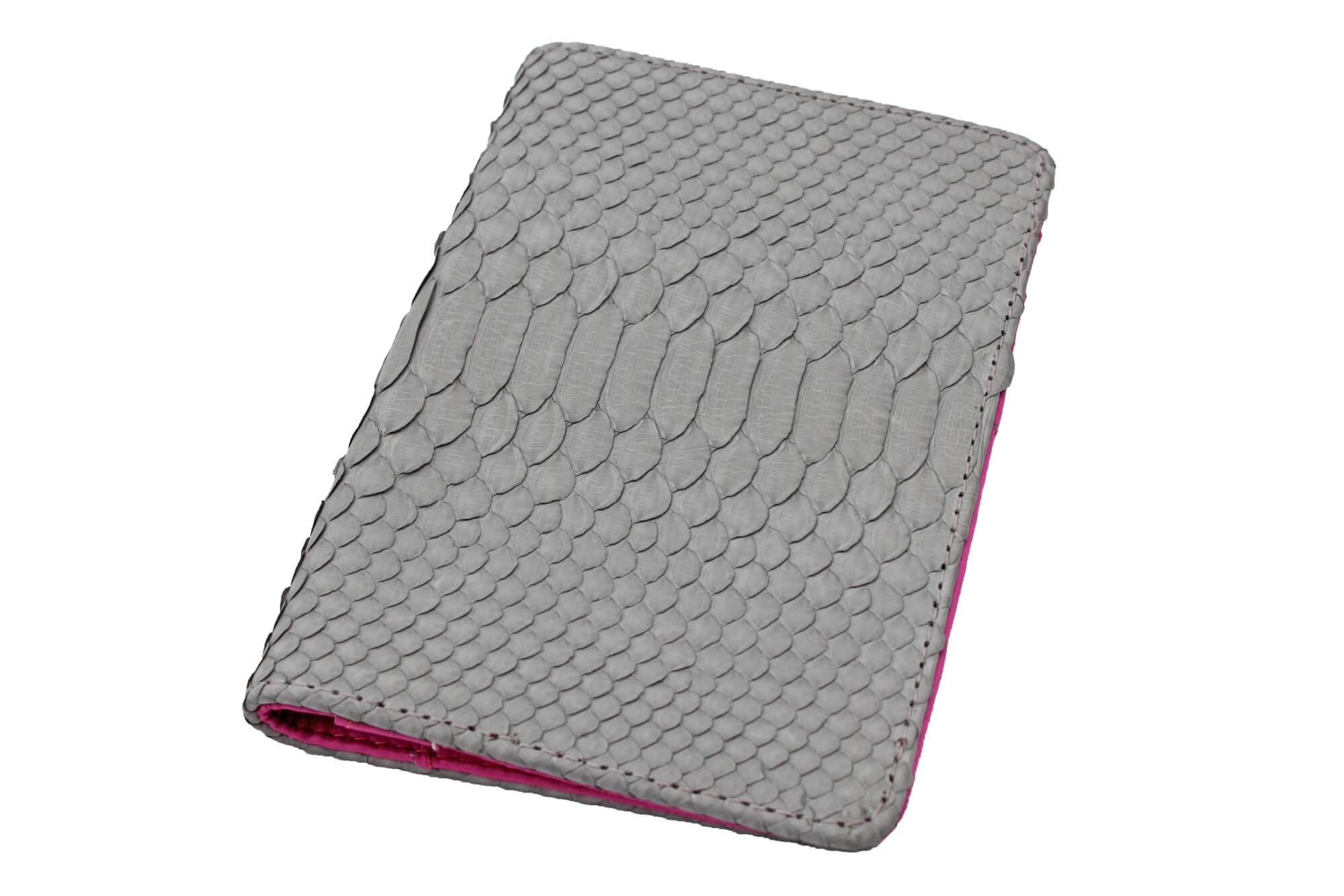 Grey Python Passport Holder