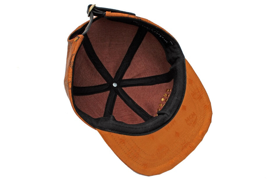 MCM Leather Studded Strapback