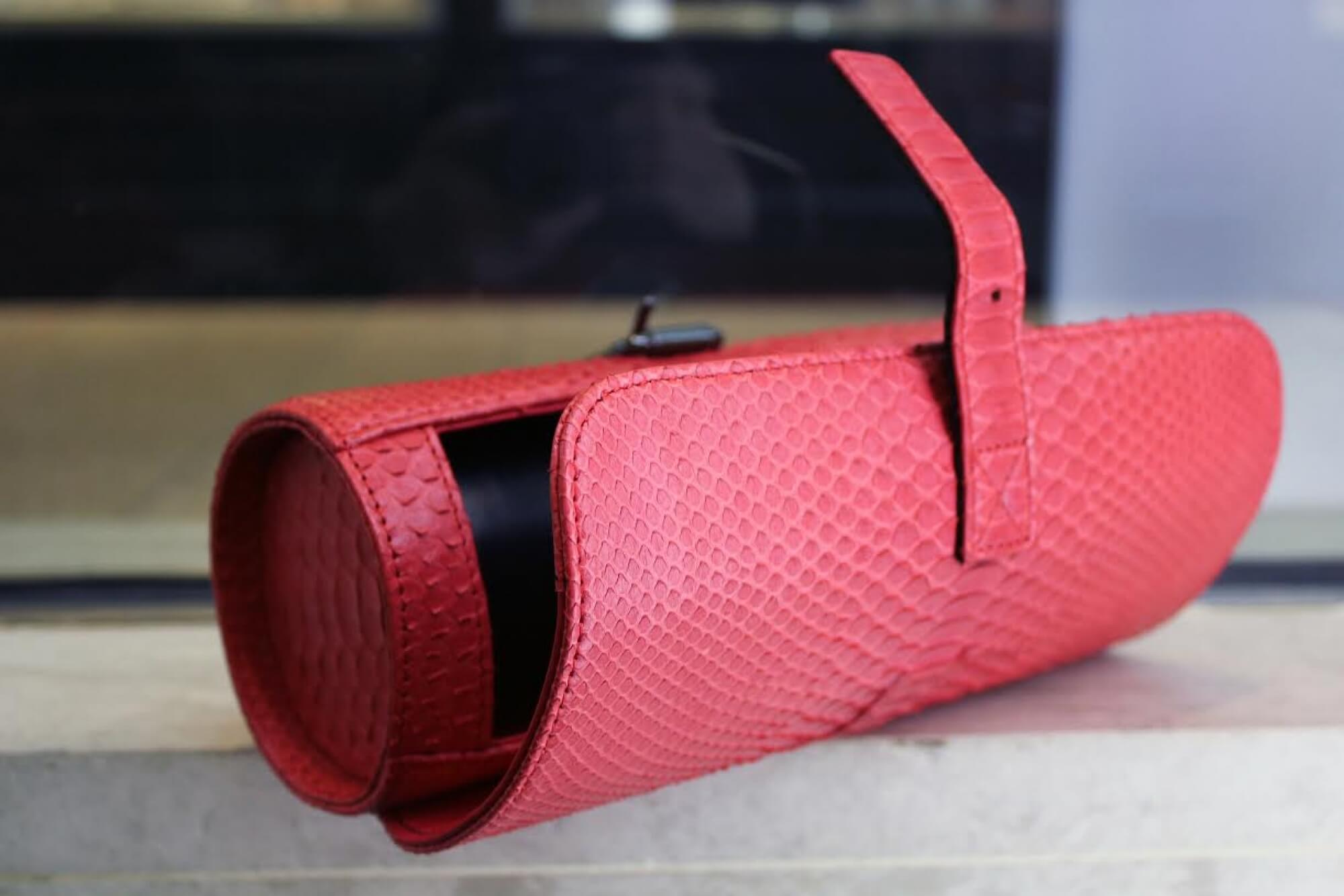 Red Python Watch Roll