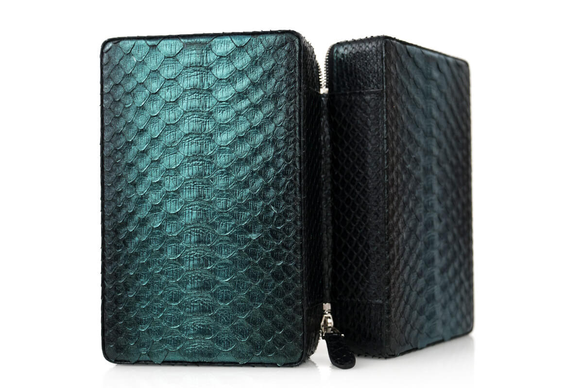 Python Skin Cigar Case
