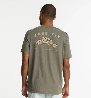Free Fly Redfish Camo Pocket Tee - Southern Sol