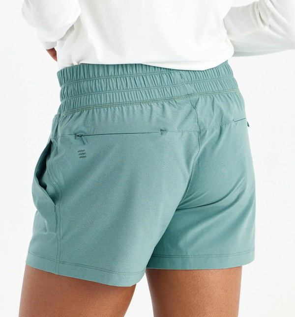 Free Fly Women's Pull On Breeze Shorts - Sable Green - Southern Sol