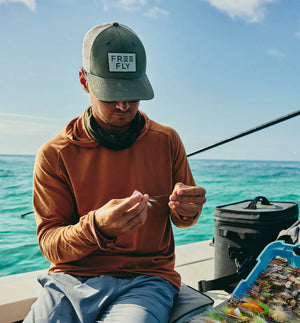 Free Fly Wave Snapback - Capers Green