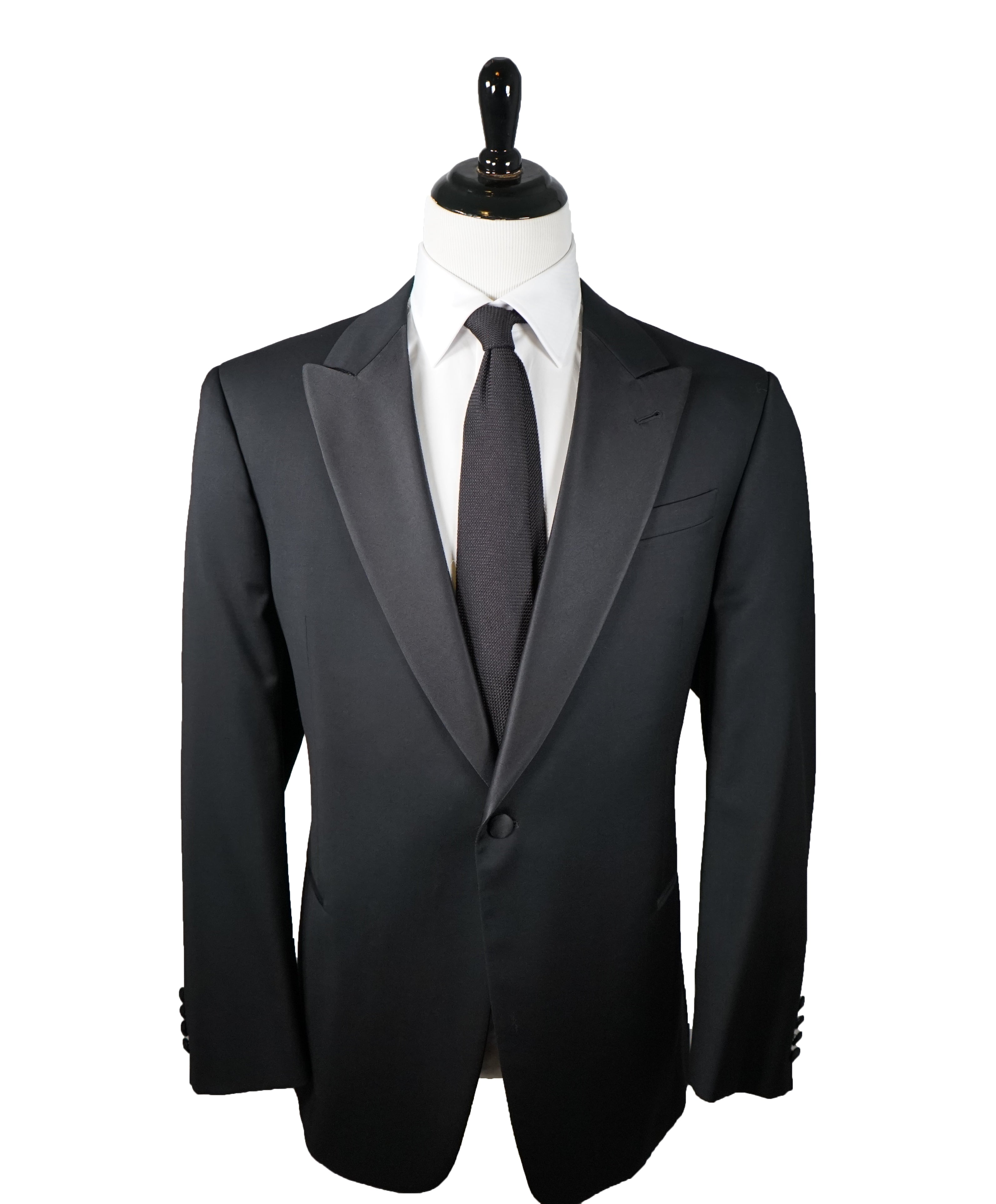 ARMANI COLLEZIONI - “Giorgio” 1-Button Wide Peak Lapel Tuxedo Suit - 4 ...