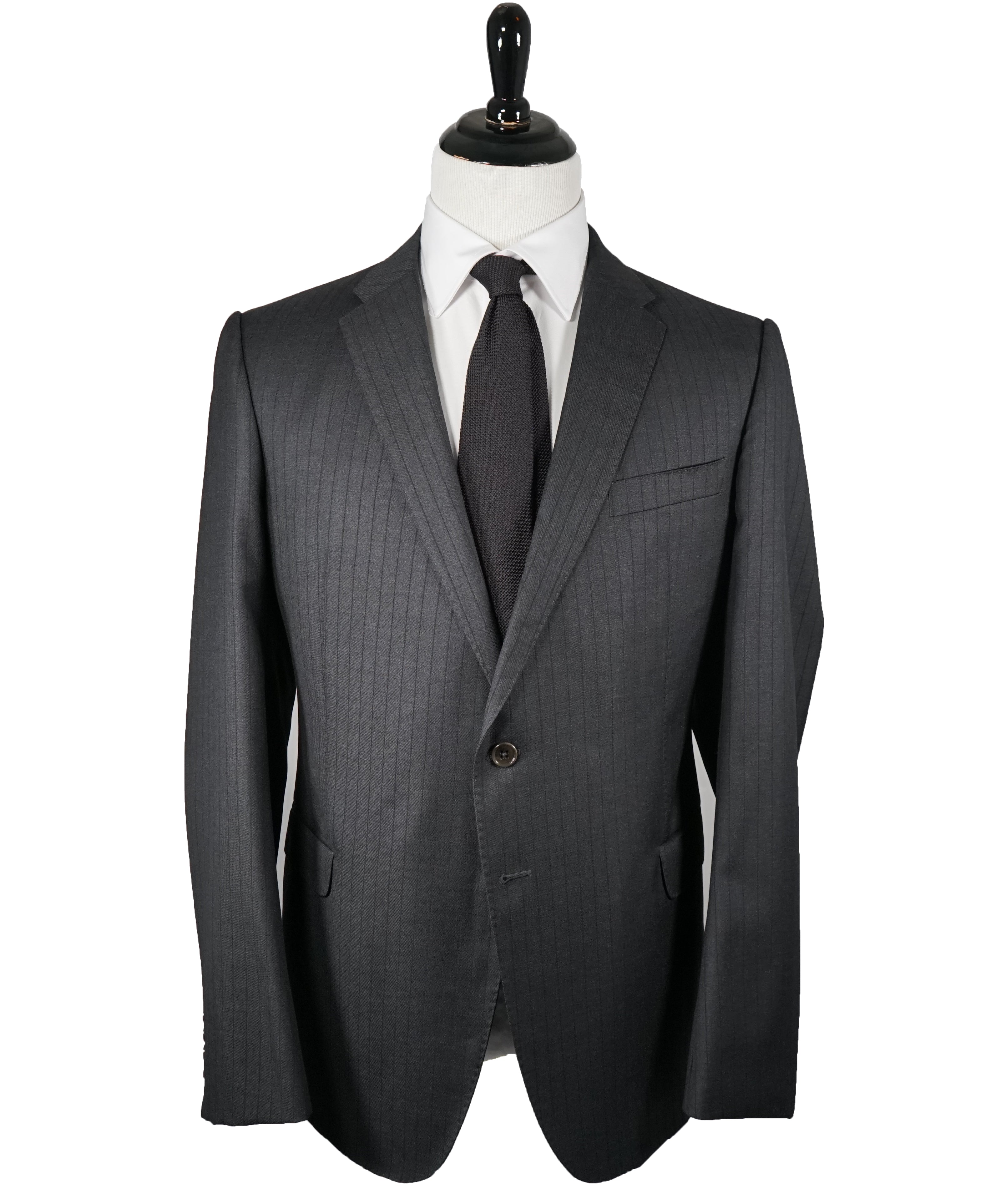 armani charcoal suit