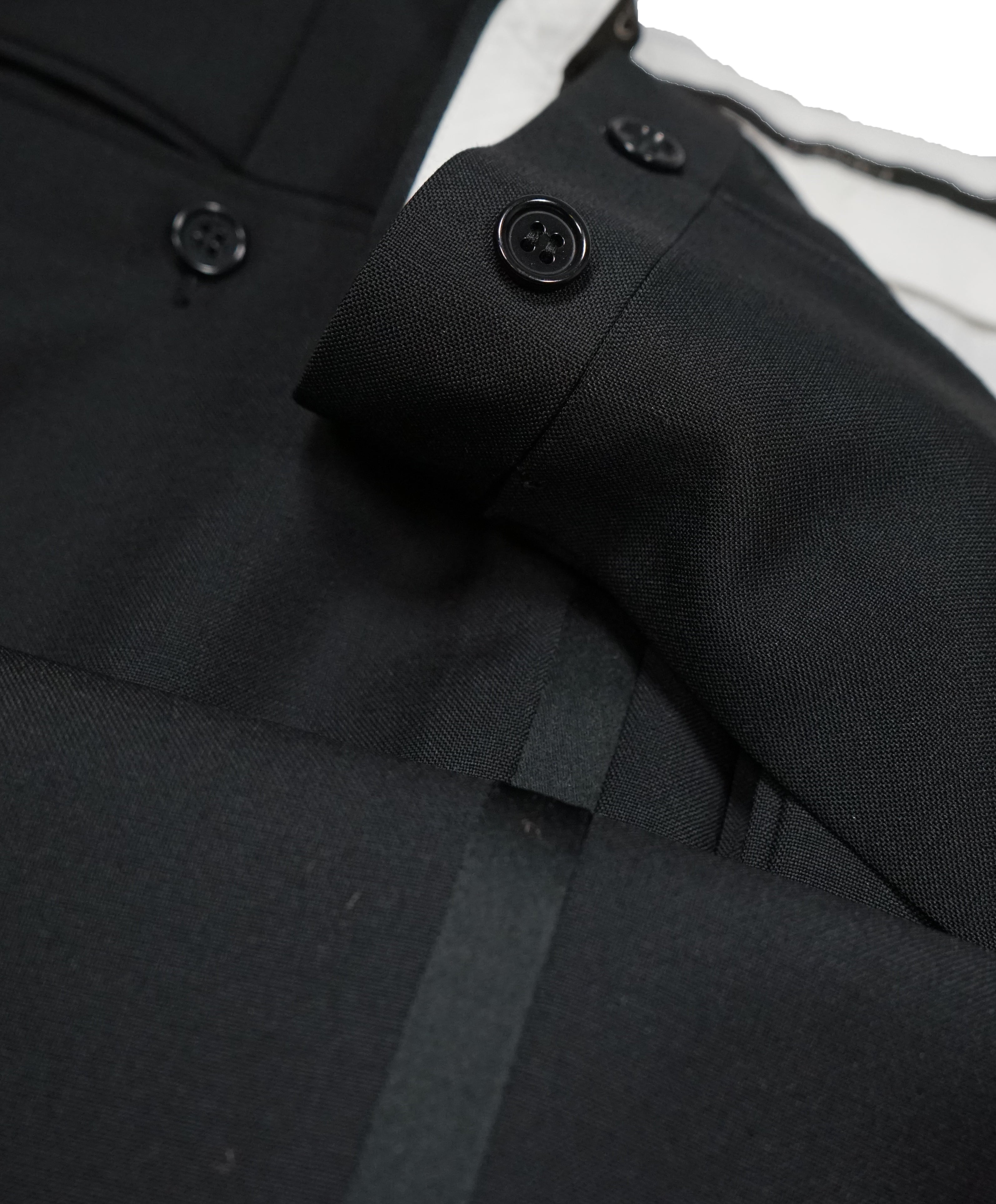 CANALI - Wool & Mohair Black Tuxedo Dinner Pants - 30W – Luxe Hanger
