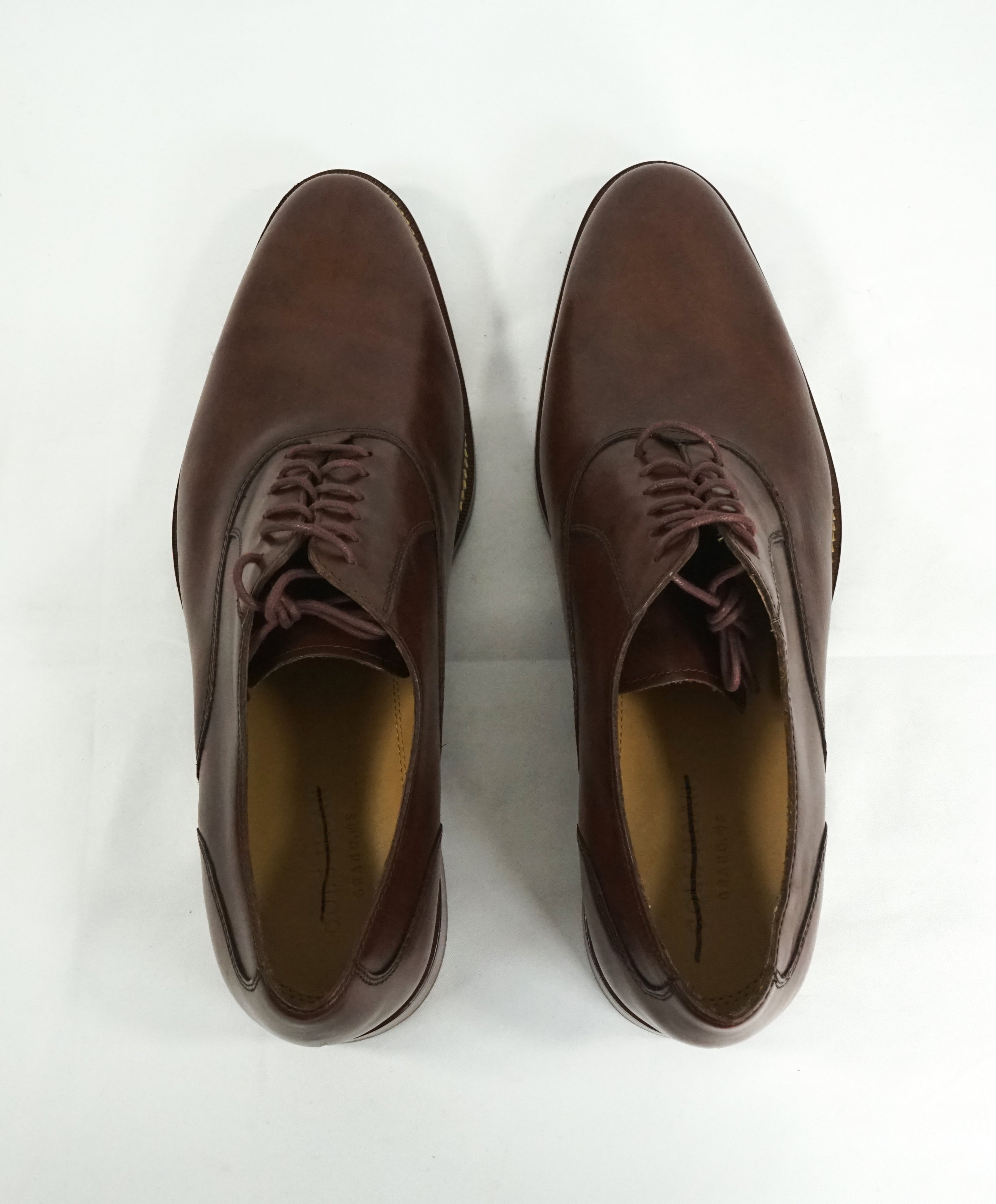 COLE HAAN - Grand OS Sleek Silhouette Brown Oxfords Padded Insole - 11 ...