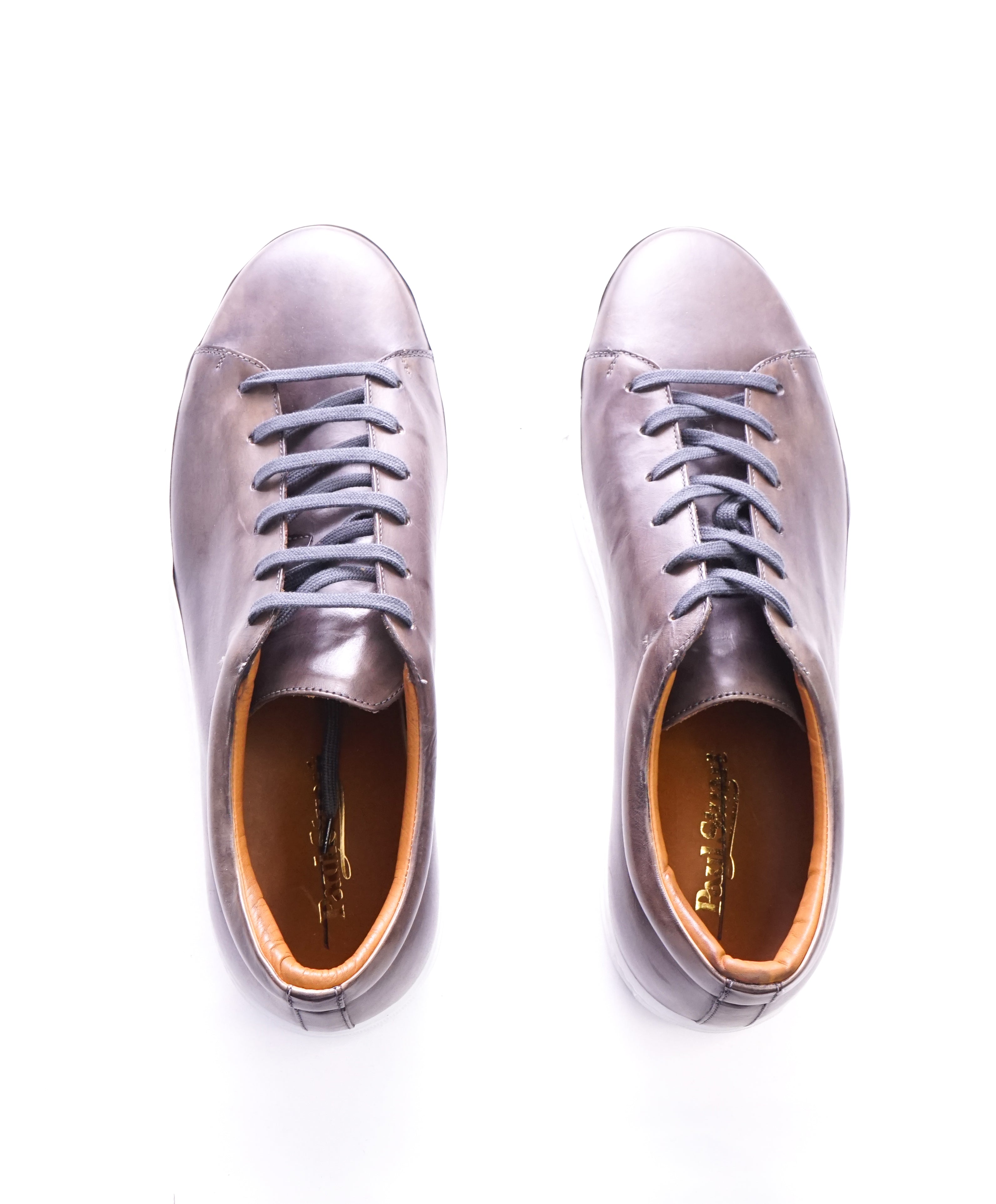 PAUL STUART - HAND MADE IN ITALY Patina Premium Leather Sneakers - 10 ...