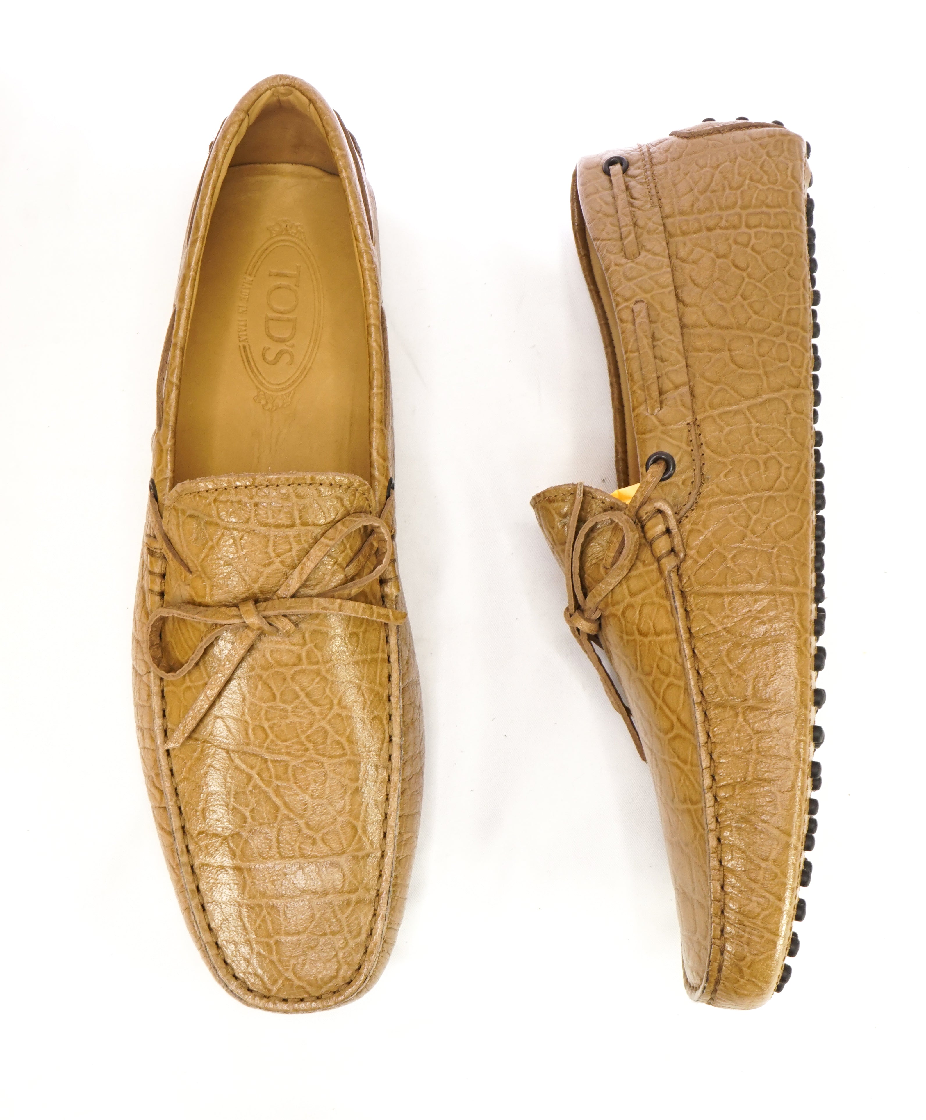 tod's crocodile loafers