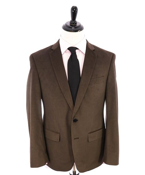 Brown The Soho cotton-velvet suit jacket, Paul Smith