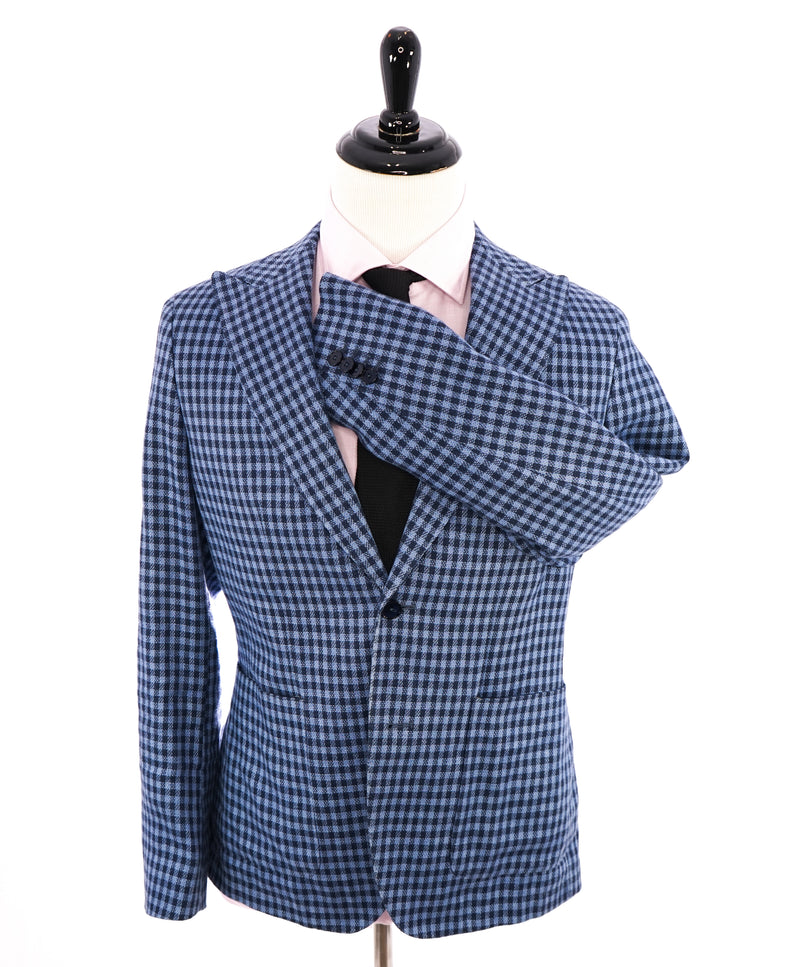 PAOLONI - TOM FORD STYLE - Wide Peak Lapel Plaid Linen Blazer - 40R – Luxe  Hanger