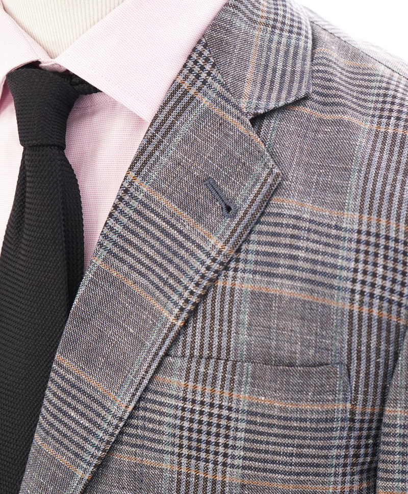 GIORGIO ARMANI - “UPTON” Wool/Silk/Linen Bold Glen Plaid Check Blazer –  Luxe Hanger