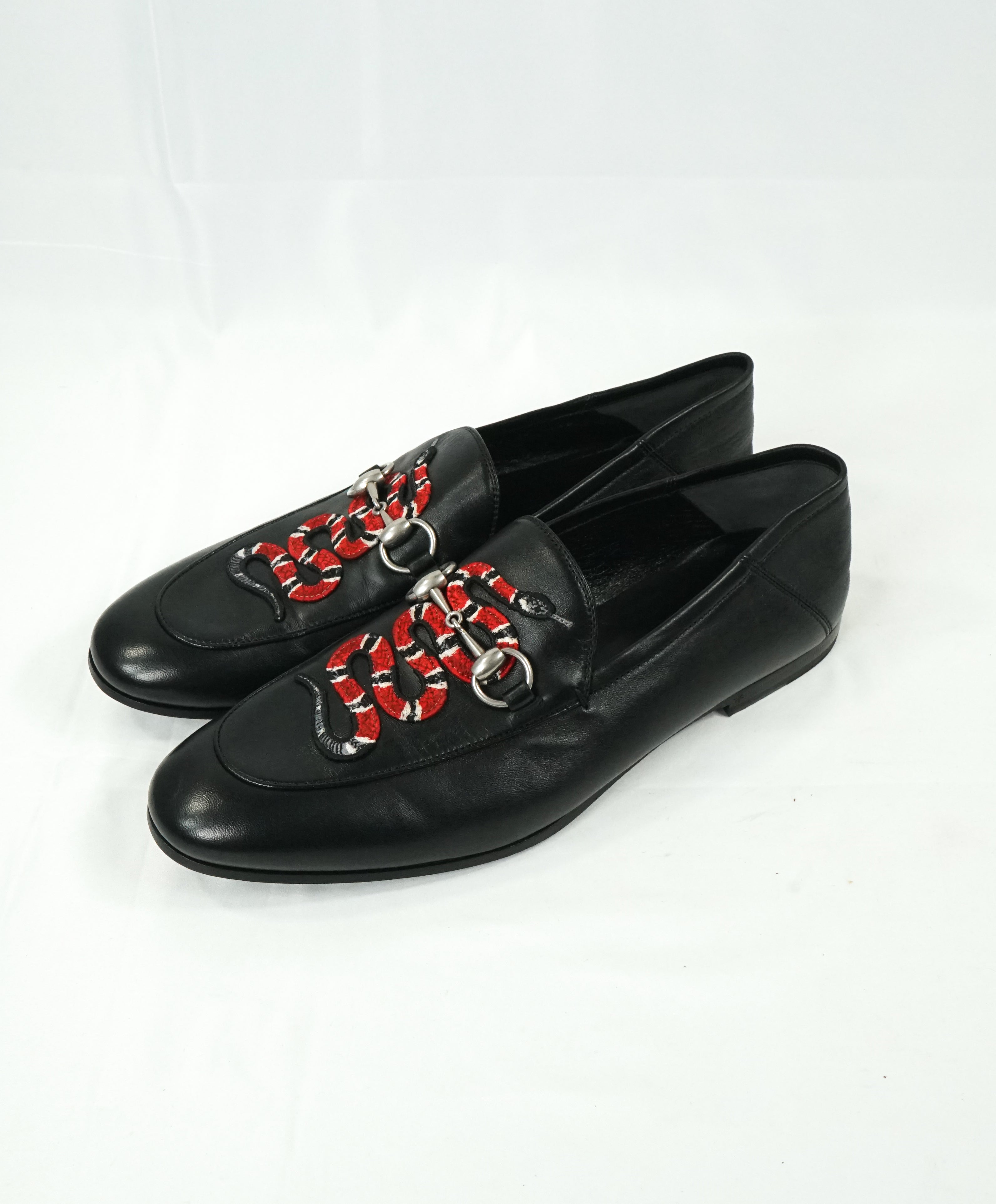 gucci leather loafer with kingsnake