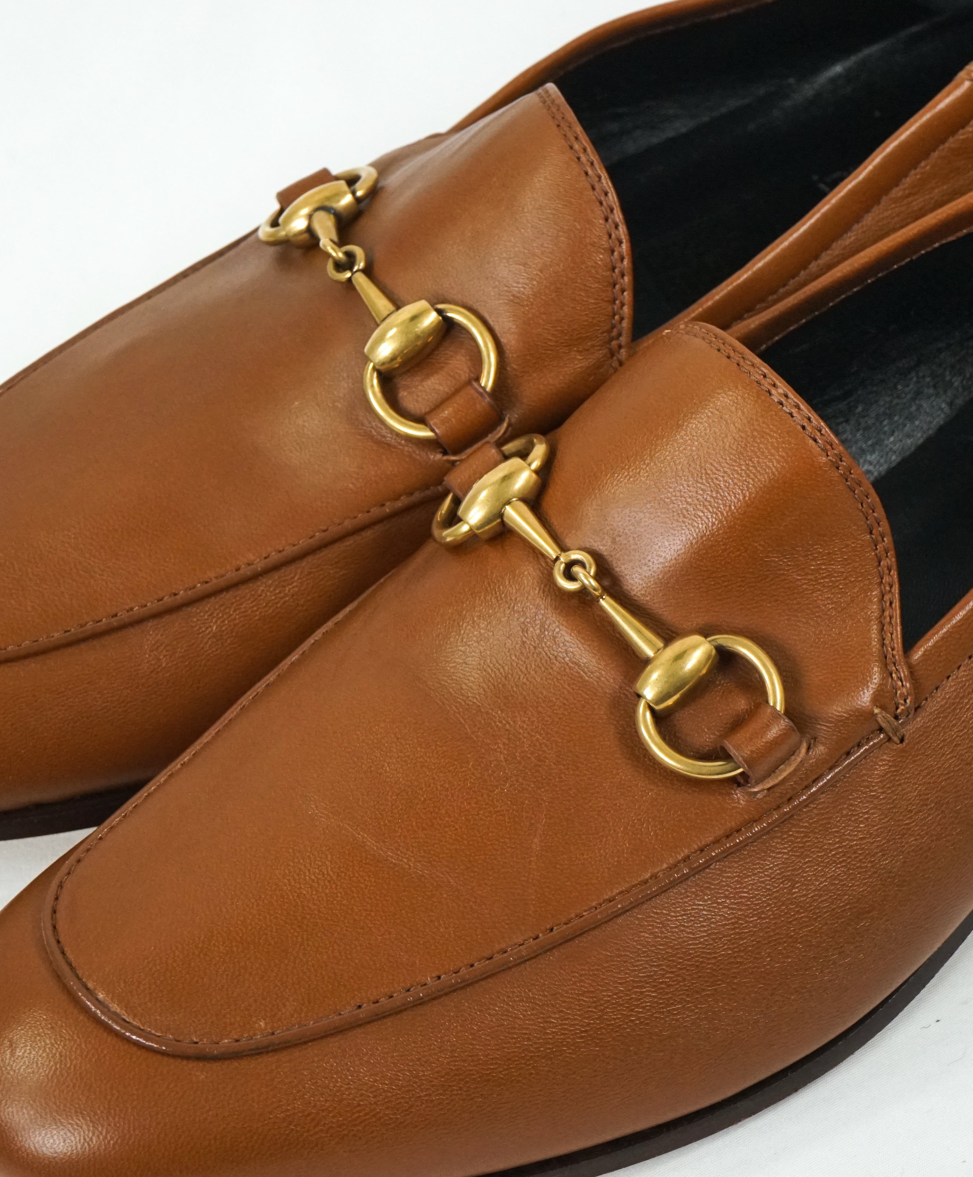 gucci brixton loafer brown