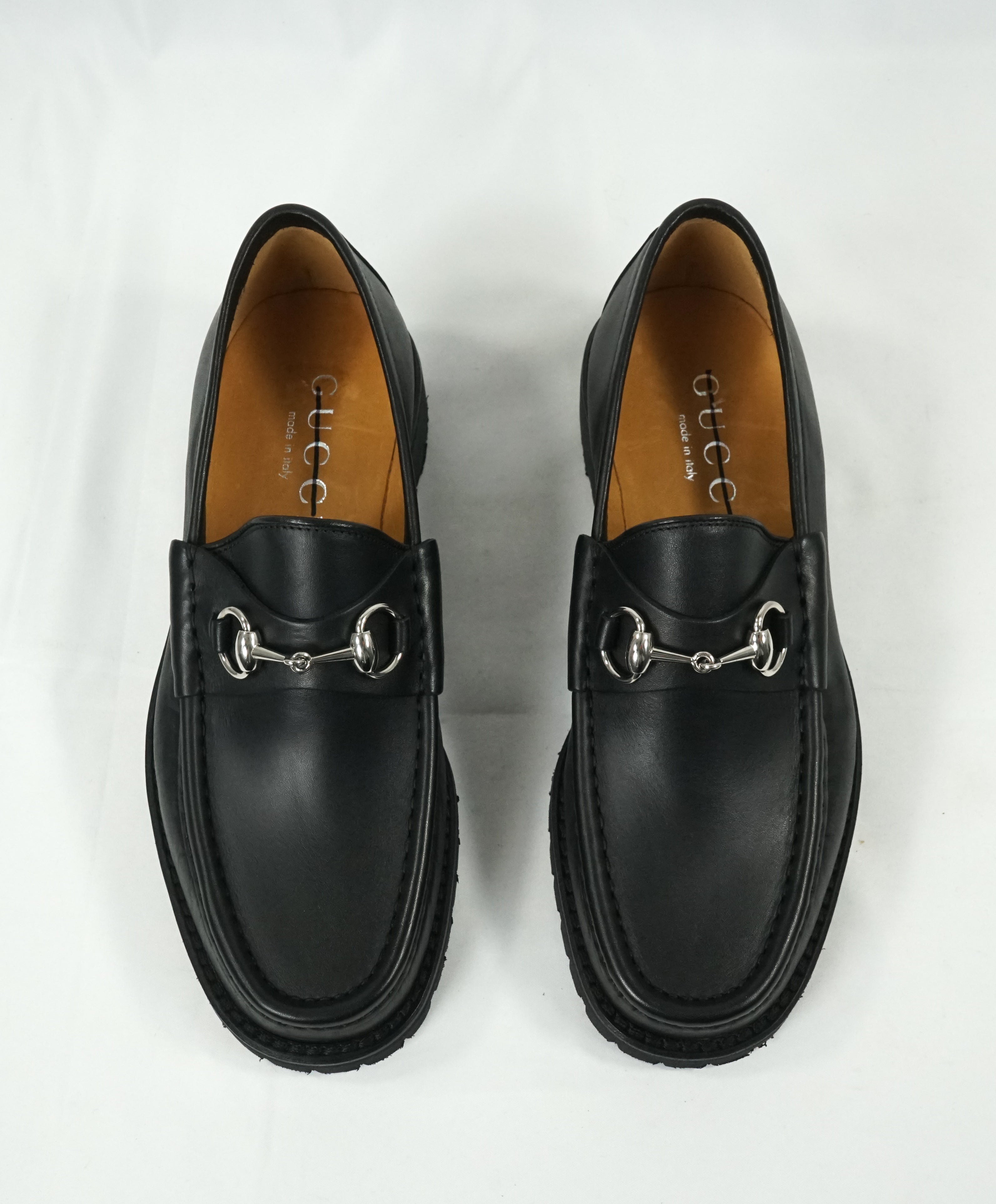 GUCCI - Horse-bit Lug Sole Loafers Black Iconic Style - 8.5 – Luxe Hanger