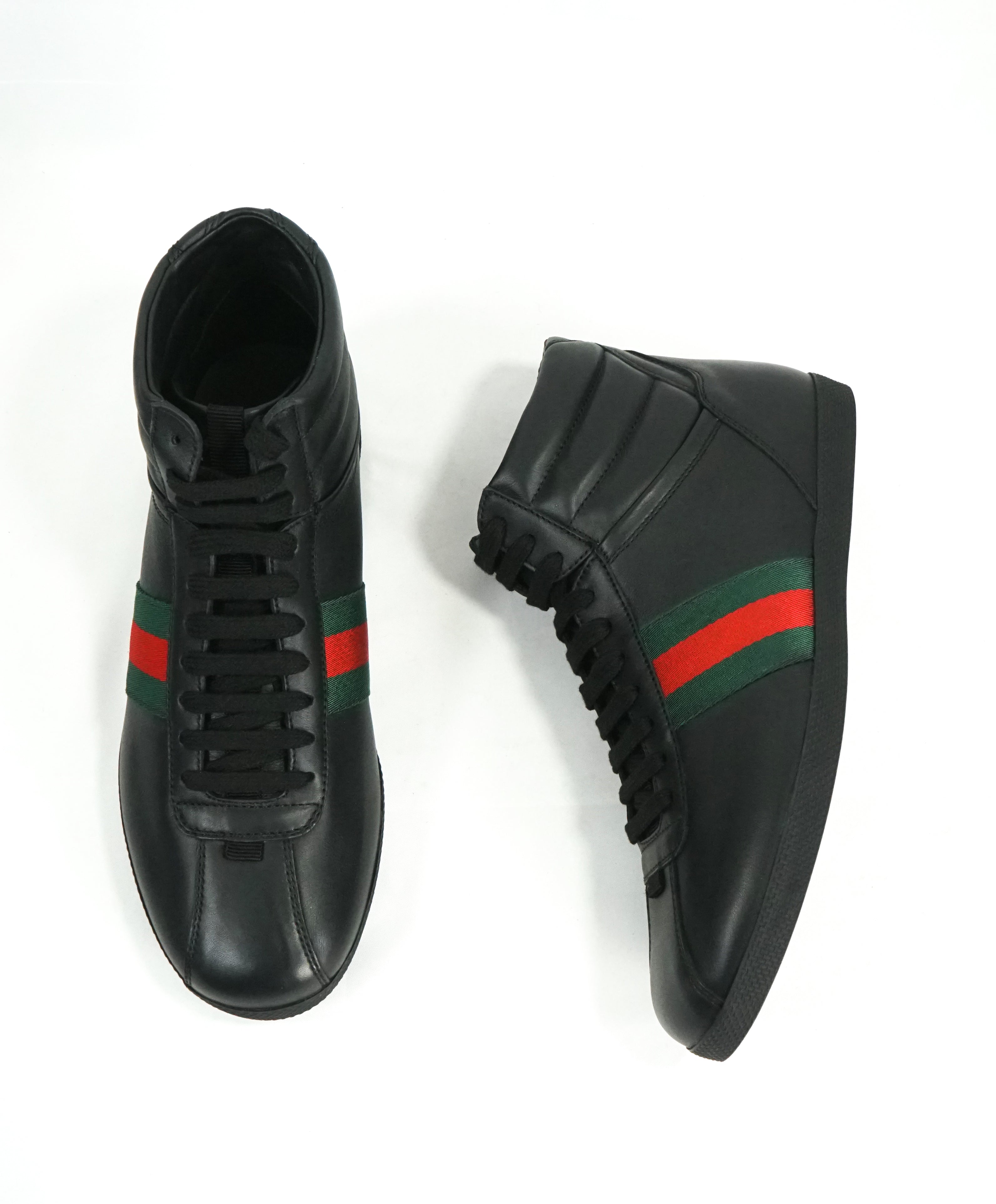 gucci high top sneakers black