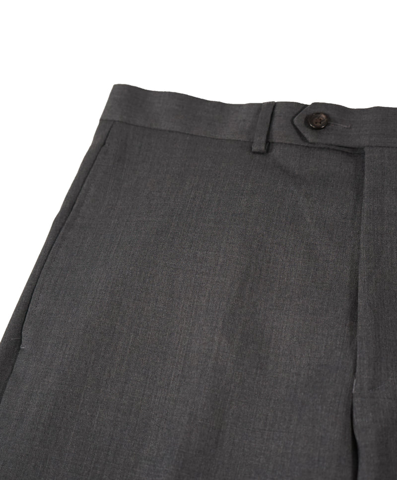 RALPH LAUREN GREEN LABEL - LAUREN Gray Wool Flat Front Dress Pants - 3 –  Luxe Hanger