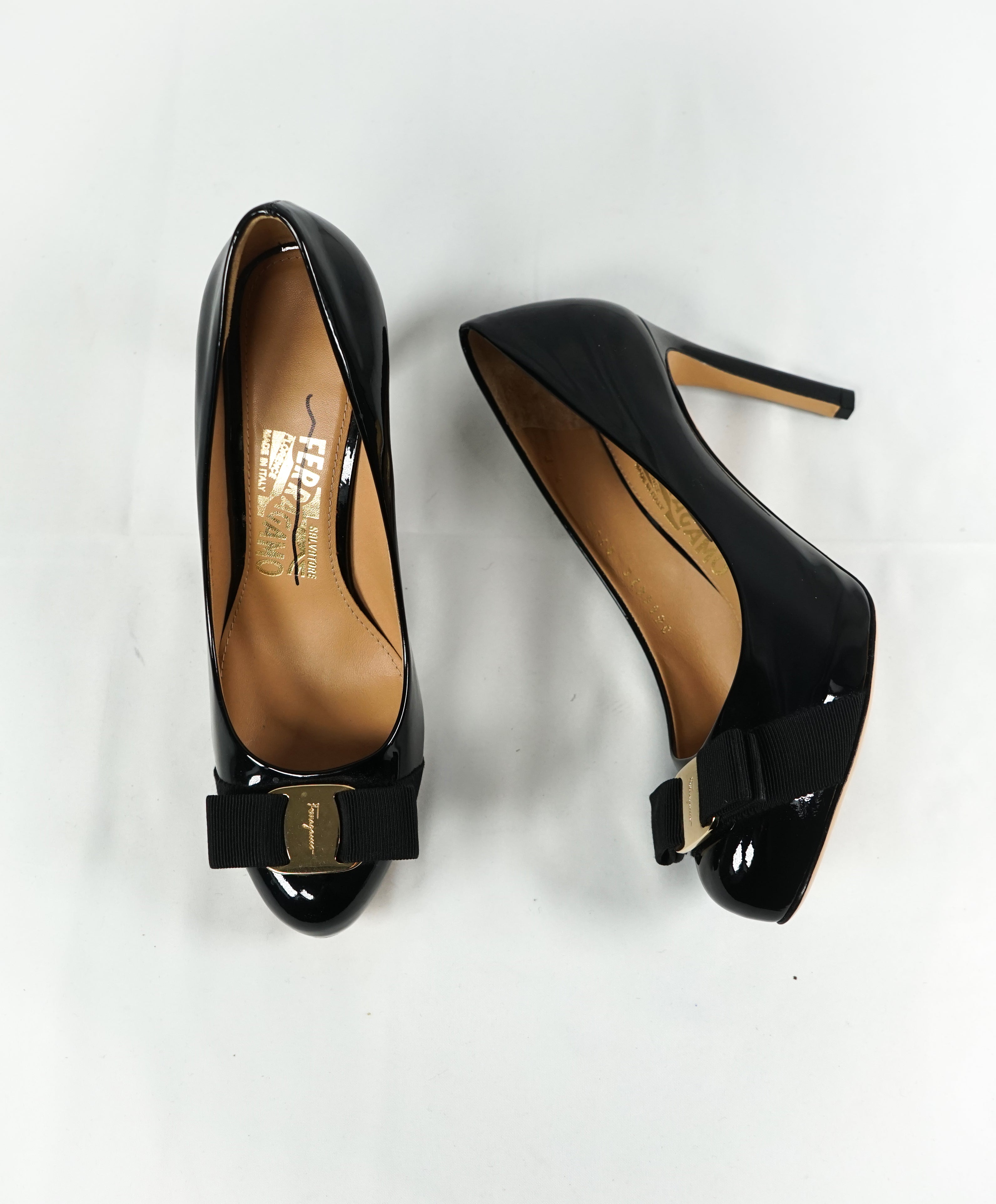 leather pump heels
