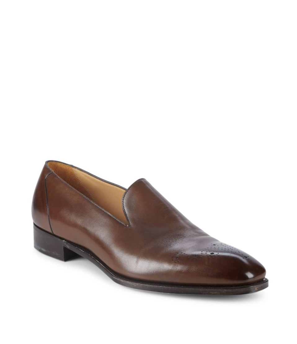PAUL STUART by GAZIANO GIRLING - Wholecut Leather Loafers Made In UK ...