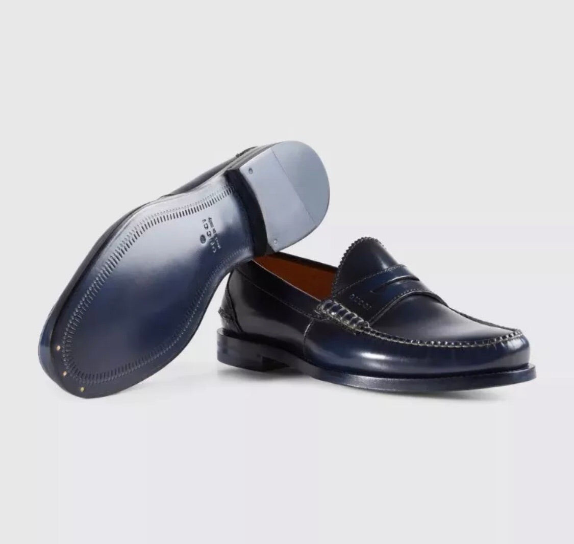 mens gucci penny loafers