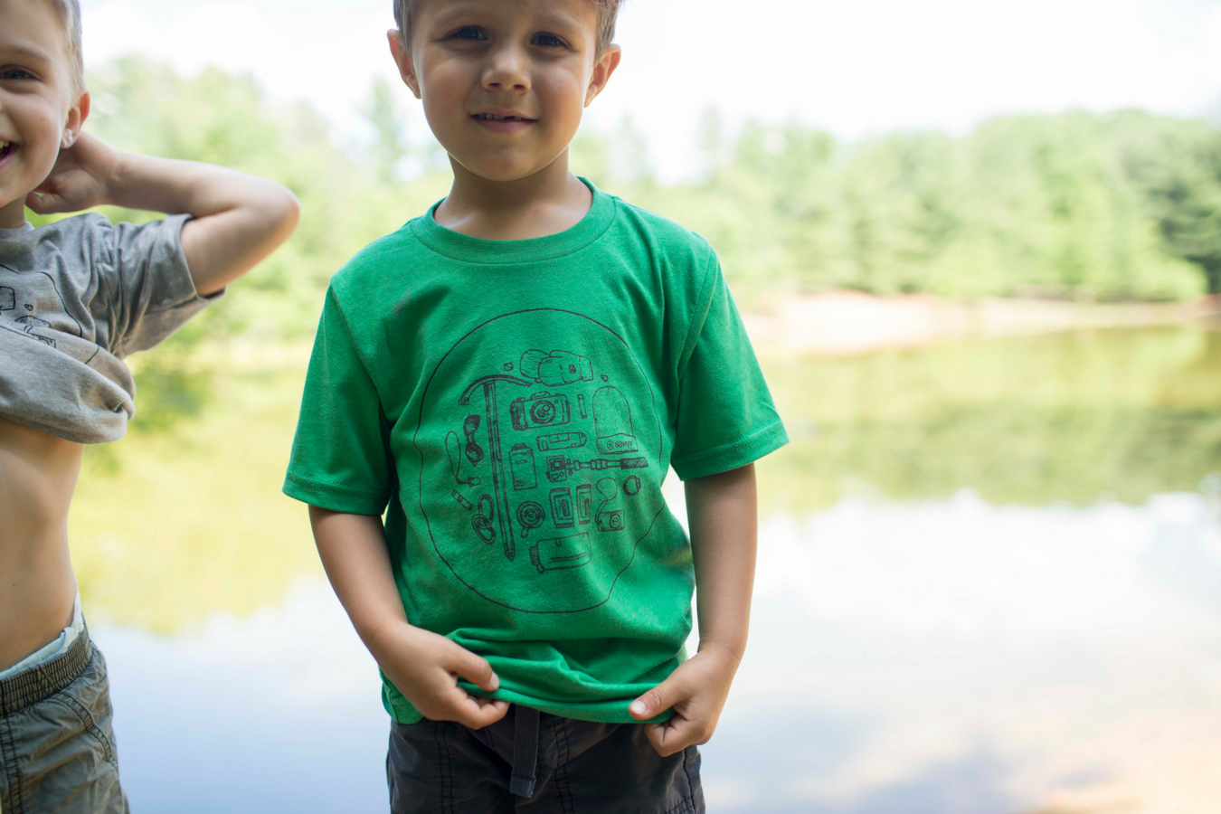 Coleman's design of the Sawyer "Gear List Tee" 