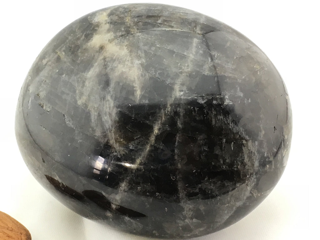 Moonstone Black: Palm Stone (M/L)