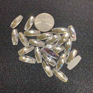 Crystal Flat Back Marquise 19x7MM