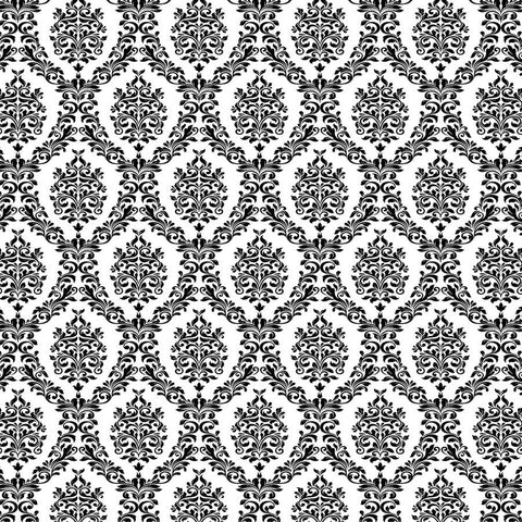 Damask Black and White Photo Backdrop 100% Glare-free – SoSo Creative