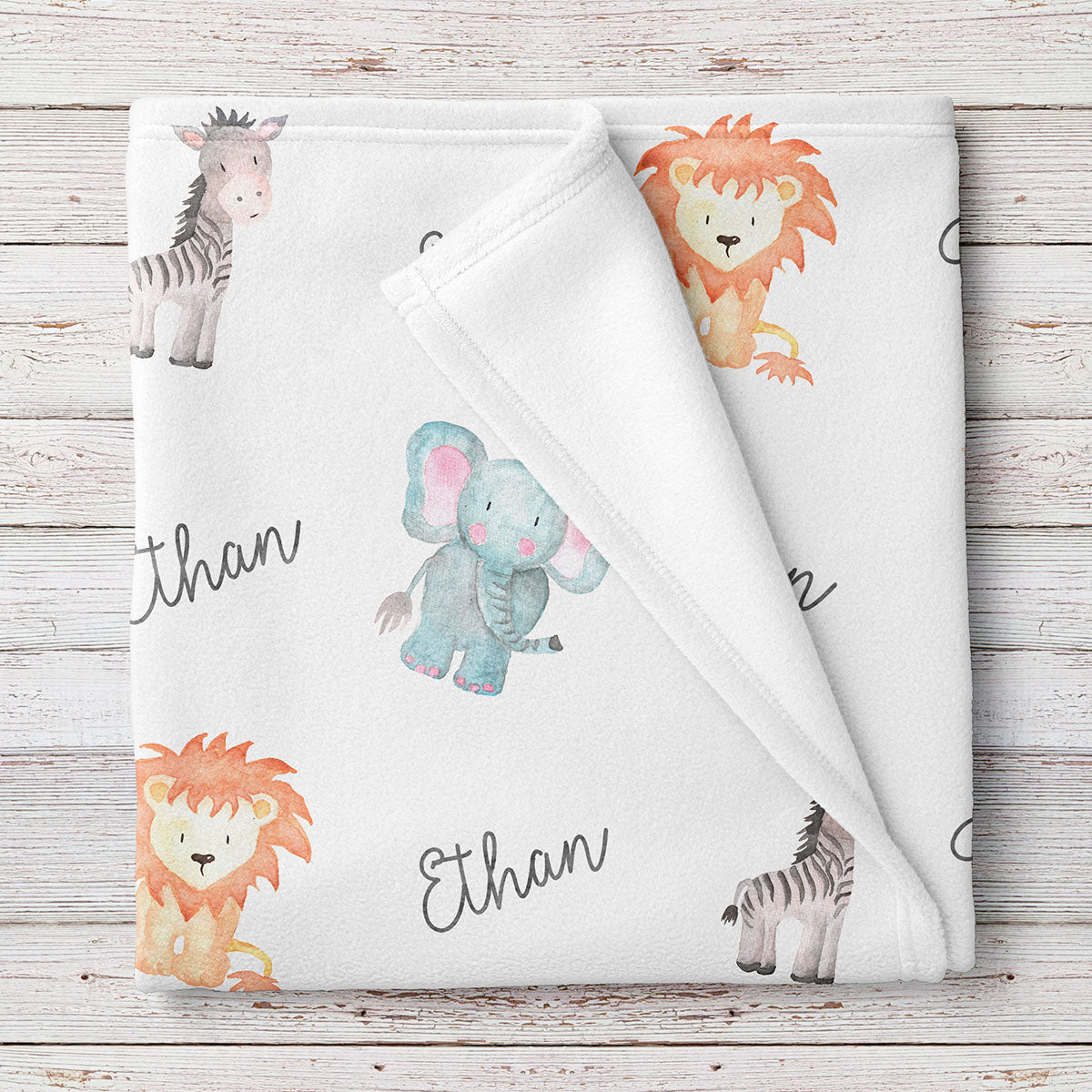 personalised baby fleece blankets