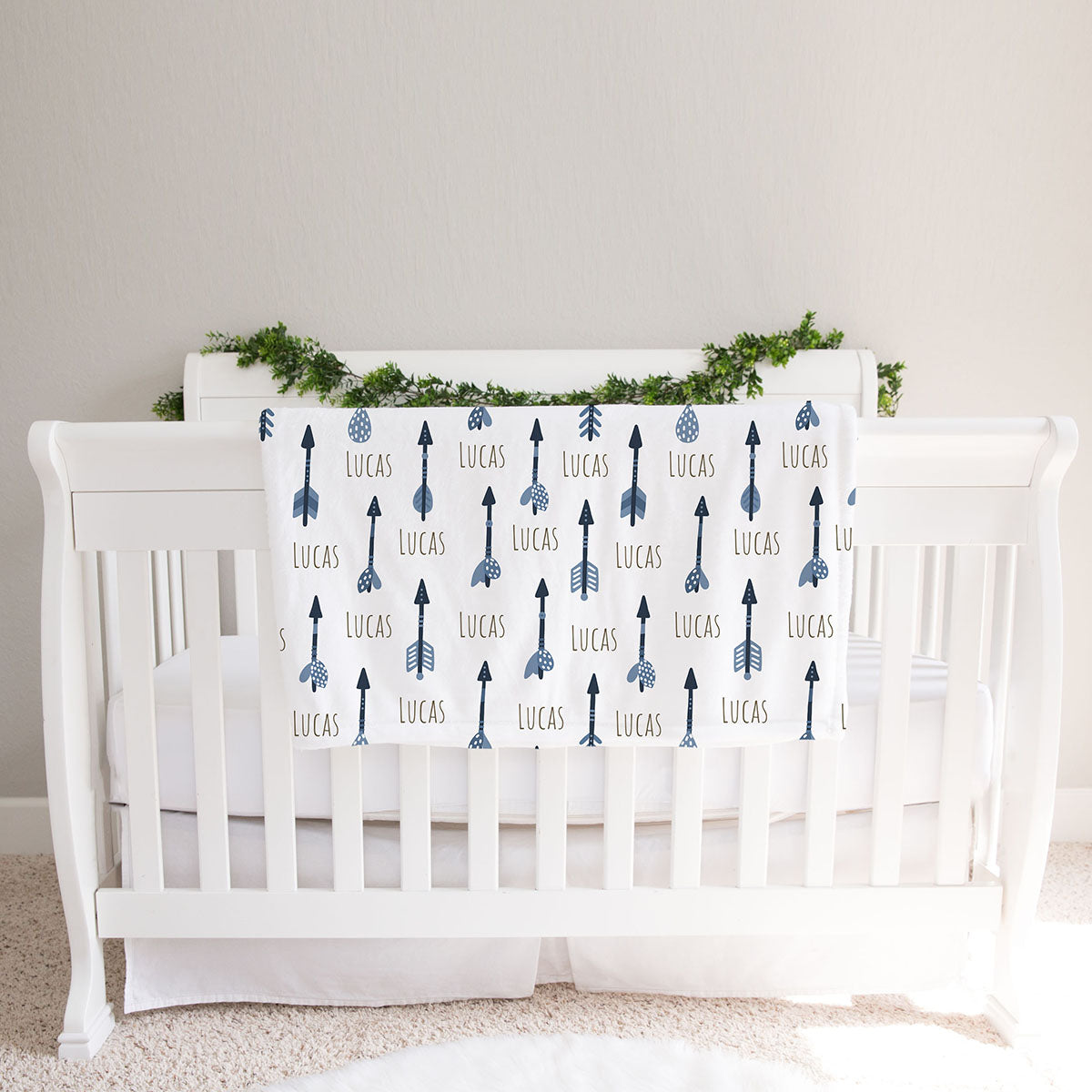 baby boy nursery blue and brown