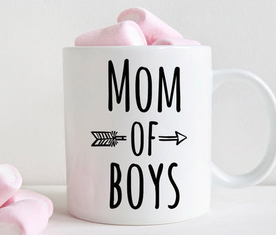 mom of boys mug