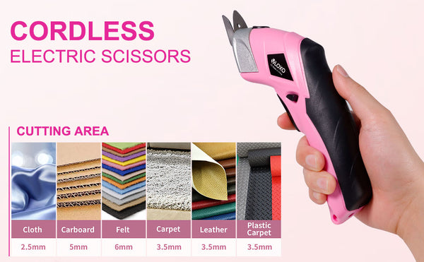  VLOXO Cordless Electric Scissors with 2 Blades